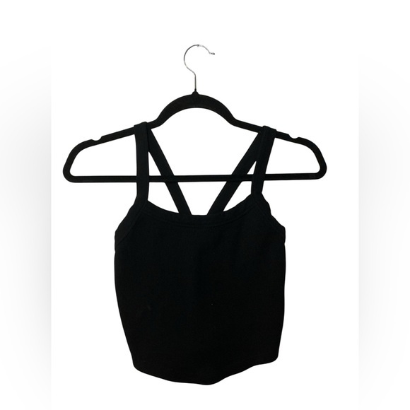 Black Strappy Tank Top - Picture 1 of 4